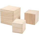 Creativ Firma Holz Cuben, Set vun 3