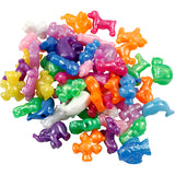 Creativ Company Figure Beads Pearl Clear in Pot, 220st.