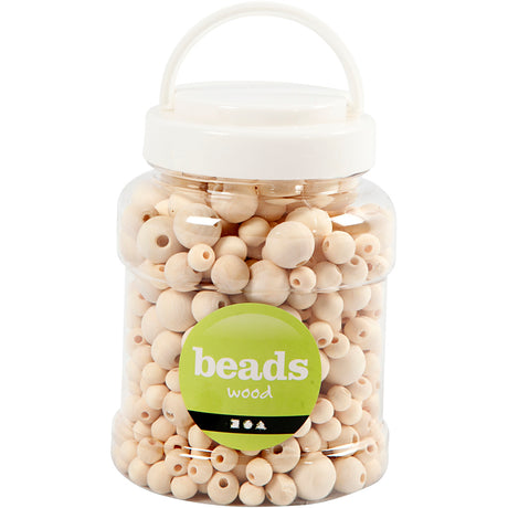 Kreativunternehmen https: www.cchobby.nl wood-beads-d-8-10-12-15-mm-hole size-2-3-mm-ca-532-piece-175-gr-400-ml-1-bucket