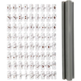 Creativ Company https: www.cchobby.nl Stempelset-aus-Gummi-Buchstaben-Zahlen-h-6-mm-weiß-1-Set