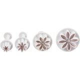 Kreativunternehmen https: www.cchobby.nl ausgeschnittene Formen-mit-Stempel-Blume-d-2-3-2-8-3-6-4-4-cm-weiß-4-teilig-1-Box