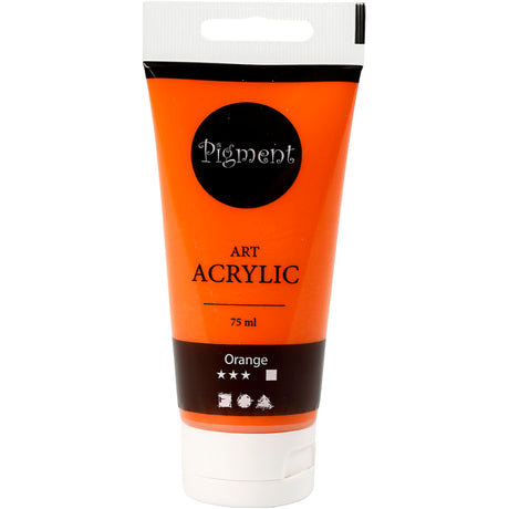 Creativ Company Pigment Art Acrylfarbe Orange, 75ml