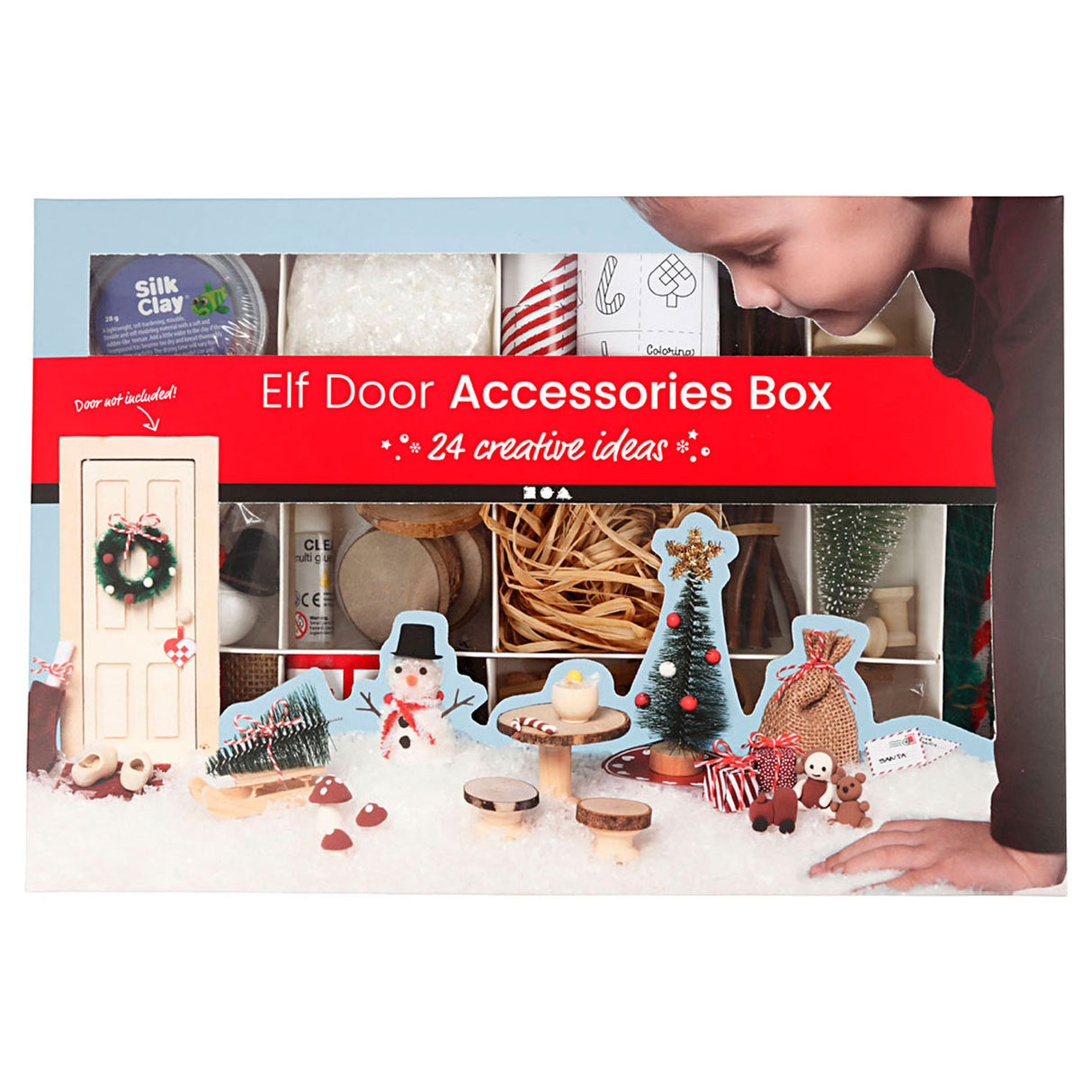 Creativ Company Weihnachtszwerg und Zubehör-Set