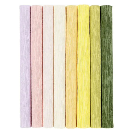 Creativ Company Krepppapier Pastellfarben, 8 Blatt
