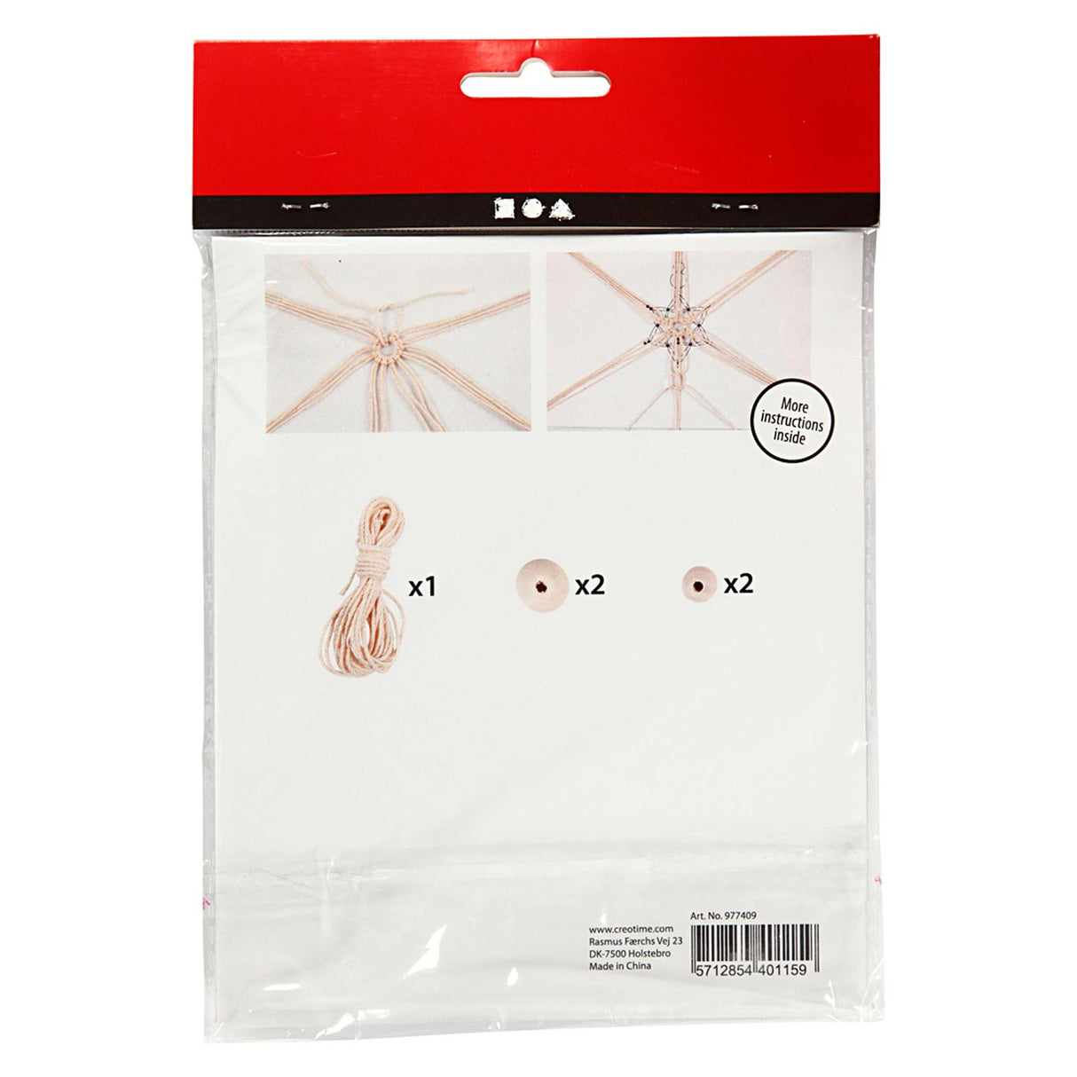 Kreativunternehmen https: www.cchobby.nl creative-mini-kit-macrame-sneeuwflok-h-10-cm-1-doos
