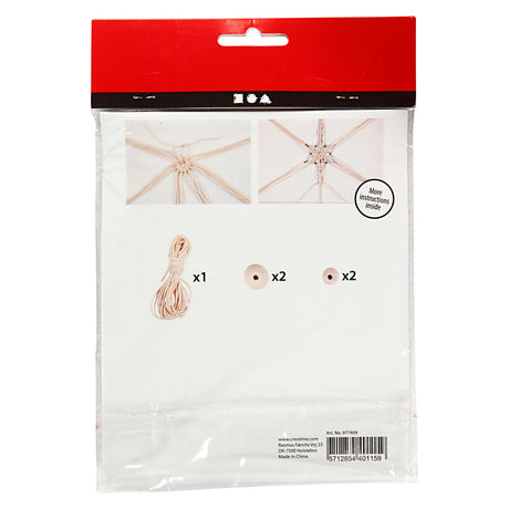 Kreativunternehmen https: www.cchobby.nl creative-mini-kit-macrame-sneeuwflok-h-10-cm-1-doos