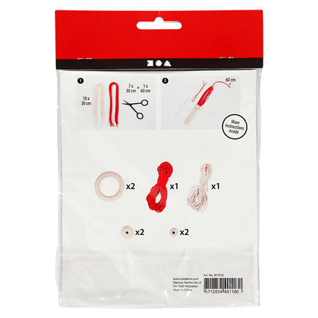 Kreativunternehmen https: www.cchobby.nl creative-mini-kit-macrame-elf-h-14-cm-1-doos