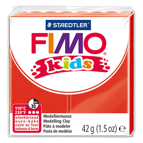 Fimo Kids Modelliermasse rot, 42gr