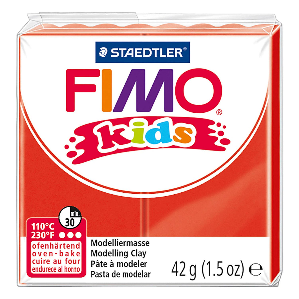 Fimo Kids Mountting Clay Red, 42gr