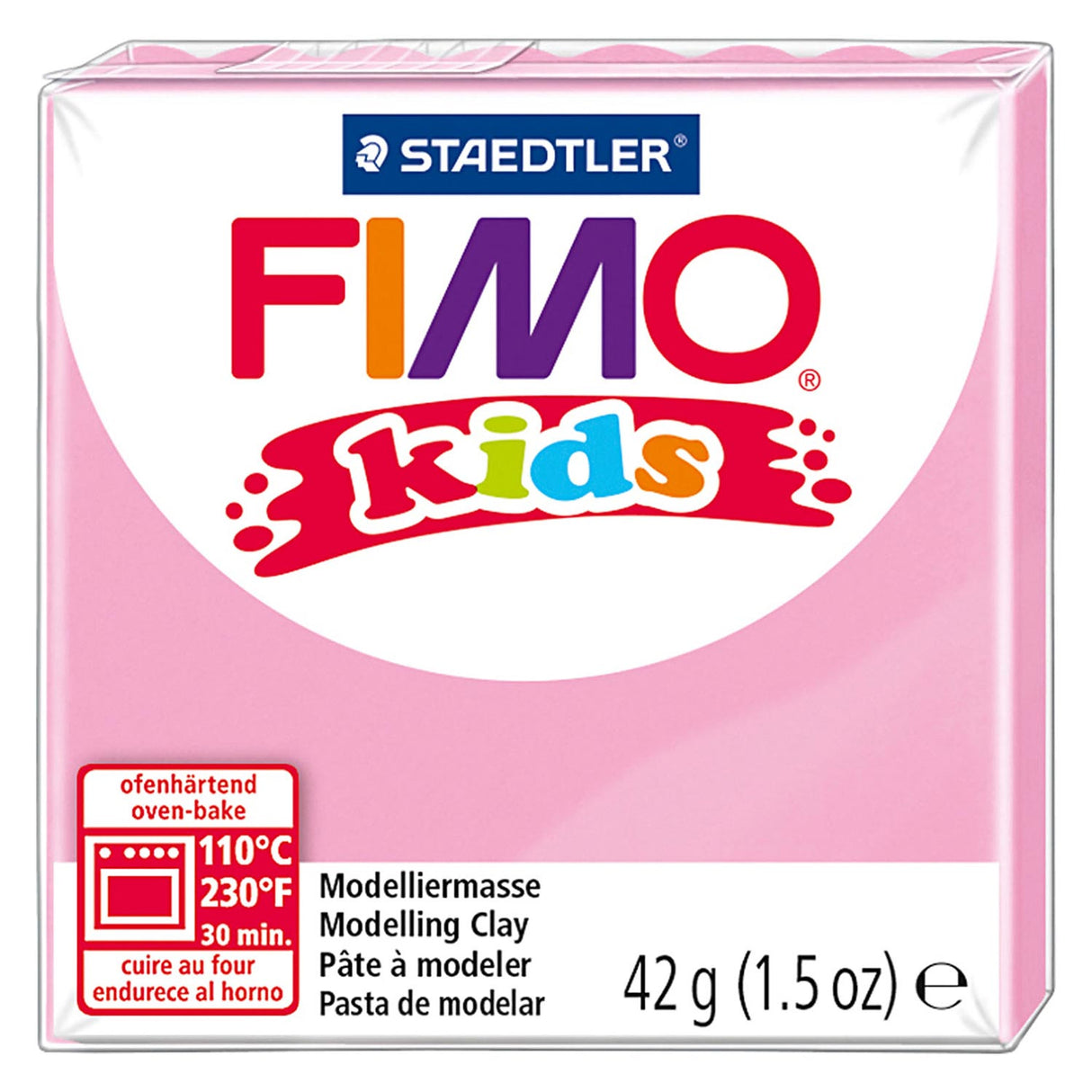 Fimo Kids Mountain Klei, Pink, 42 ​​GR