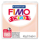 Fimo barn monterande lerljus beige, 42gr