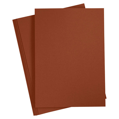 Creativ Company Farbkarton dunkelbraun A4, 20 Blatt