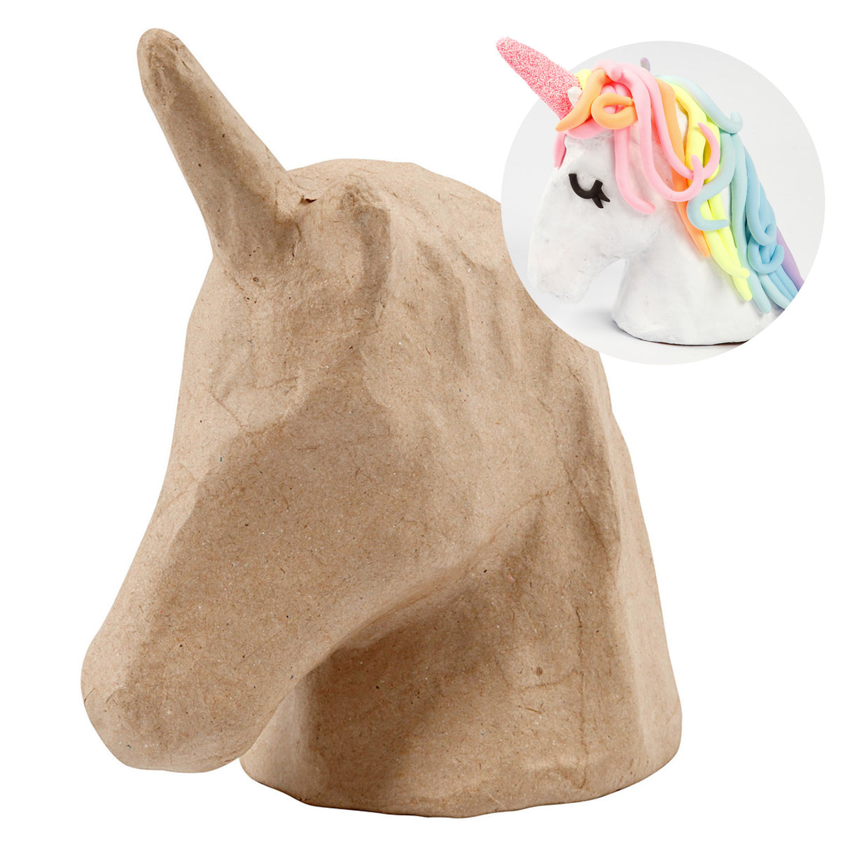 Unicorn Head Papier-Mâché