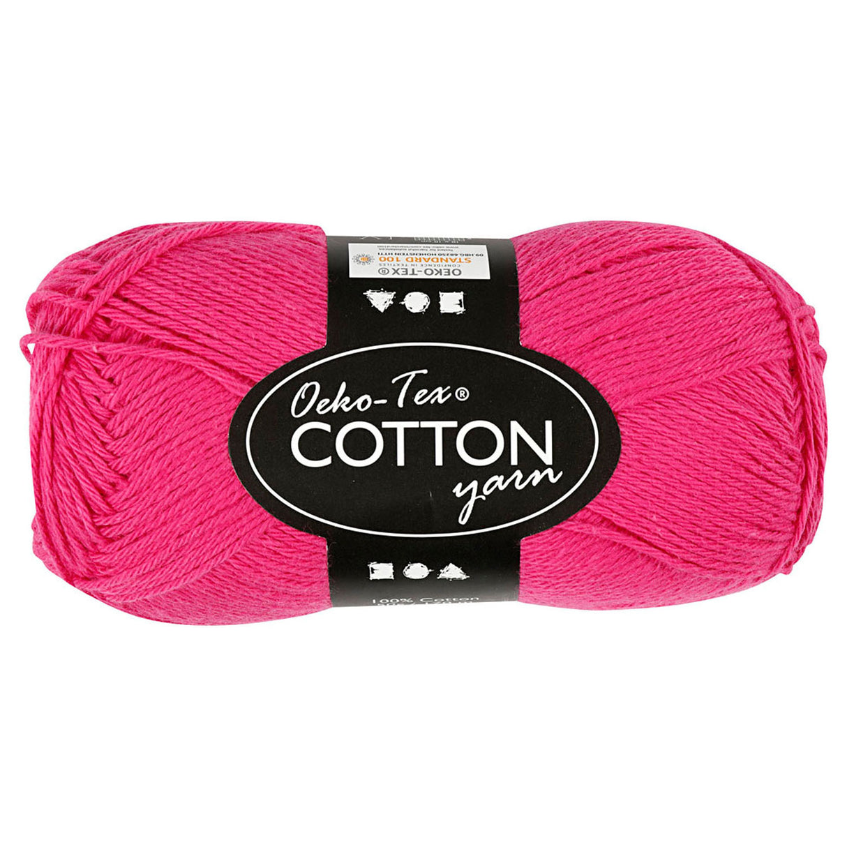 Creativ Company Baumwollgarn, rosa, 50gr, 170m