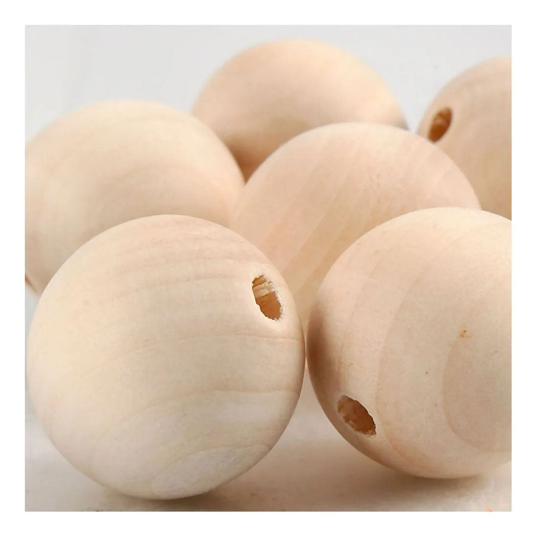 Kreativunternehmen https: www.cchobby.nl houten-kraal-d-25-mm-gatgrootte-4-5-mm-8-stuk-1-doos
