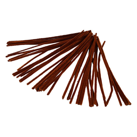 Creativ Company Chenille braun 30cm, 50 Stk.