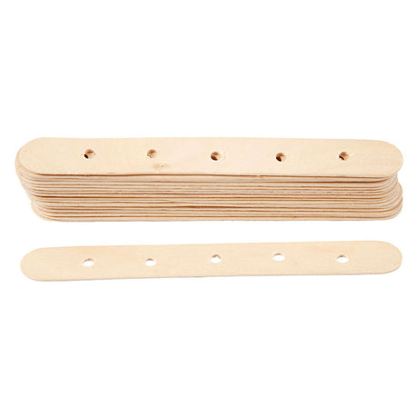 Kreativunternehmen https: www.cchobby.nl Konstruktionsstäbchen-L-15-cm-B-1-8-cm-Lochgröße-4-mm-20-Stück-1-Box