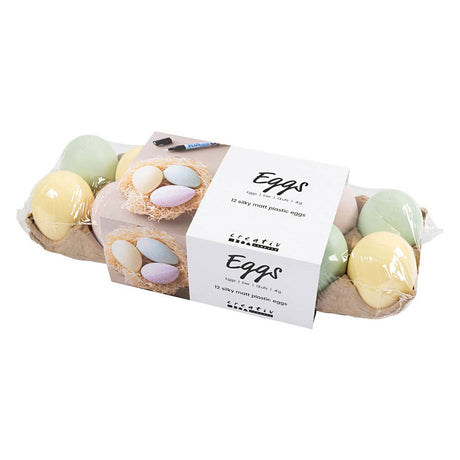 Kreativunternehmen https: www.cchobby.nl Eier-H-6-cm-Pastellfarben-12-Stück-1-Box
