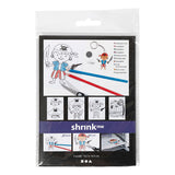 Kreativunternehmen https: www.cchobby.nl sheet-shrink-foil-with-motifs-pirate-sheet-10-5x14-5-cm-thickness-0-3-mm-matt-transparent-4-sheet-1-box