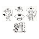Kreativunternehmen https: www.cchobby.nl sheet-shrink-foil-with-motifs-pirate-sheet-10-5x14-5-cm-thickness-0-3-mm-matt-transparent-4-sheet-1-box