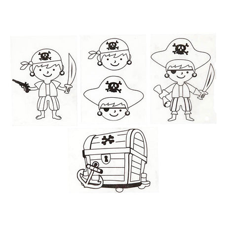 Kreativunternehmen https: www.cchobby.nl sheet-shrink-foil-with-motifs-pirate-sheet-10-5x14-5-cm-thickness-0-3-mm-matt-transparent-4-sheet-1-box