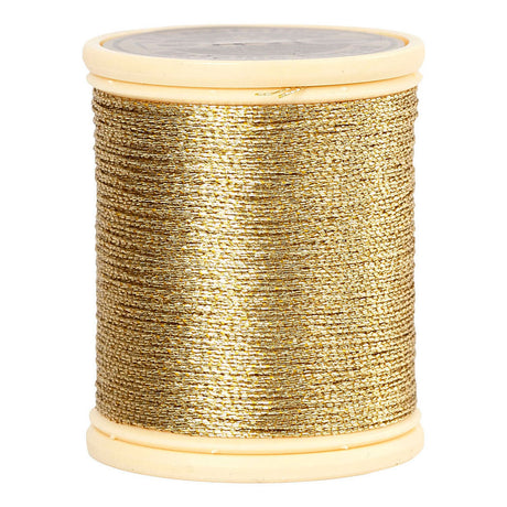 Creotime Feinfaden mit Metallic-Gold-Finish, 40 Meter