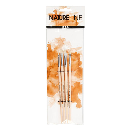 Creativ Company Nature Line Pinsel 00 1 2 4, 4 Stk.