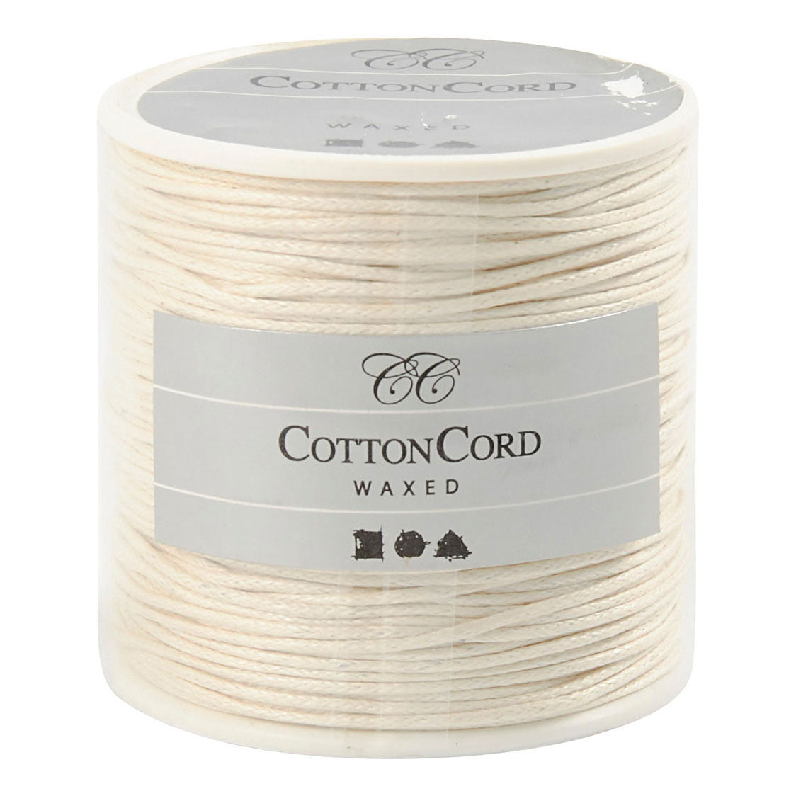 Creativ Company Cotton Cord Off-White Dicke 1 mm, 40 m