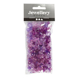 Creative Company Facet Beads Mix Purple, 45 grammi