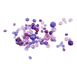 Creative Company Facet Beads Mix Purple, 45 grammi