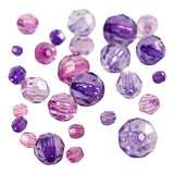 Creative Company Facet Beads Mix Purple, 45 grammi