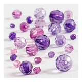 Creative Company Facet Beads Mix Purple, 45 grammi