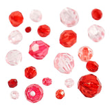 Creative Company Facet Beads Mix Red Harmonie, 45 grammi