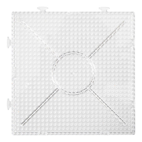 Creotime Fotobirnen Grundplatte klar quadratisch 15x15cm, 2 Stk.
