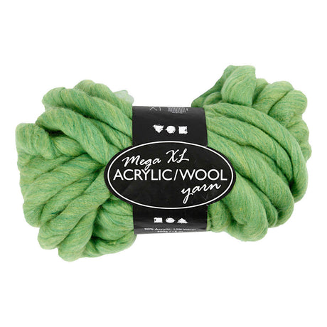 Kreativfirma XL -Garn von Acryl - Lime Groen, 15m