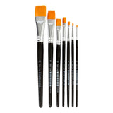 Creativ Company Gold Line Brushes Flat, 7th.