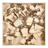 Creativ Company Ornamente, Größe 7-9 cm, Stärke 4 mm, 90 Stück 1 Box