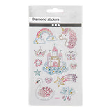 Creativ Company Diamant Stickers Unicorn, 1 sheet