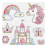 Creativ Company Diamant Stickers Unicorn, 1 sheet