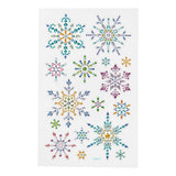 Kreativfirma Diamant Sticker Eiskristalle, 1 Blatt