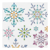 Kreativfirma Diamant Sticker Eiskristalle, 1 Blatt