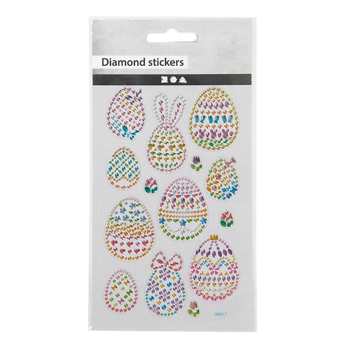 Pegatizas Diamant de creativ Company Huevos de Pascua, 1 hoja