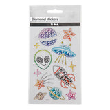 Kreativfirma Diamant Sticker Space, 1 Blatt