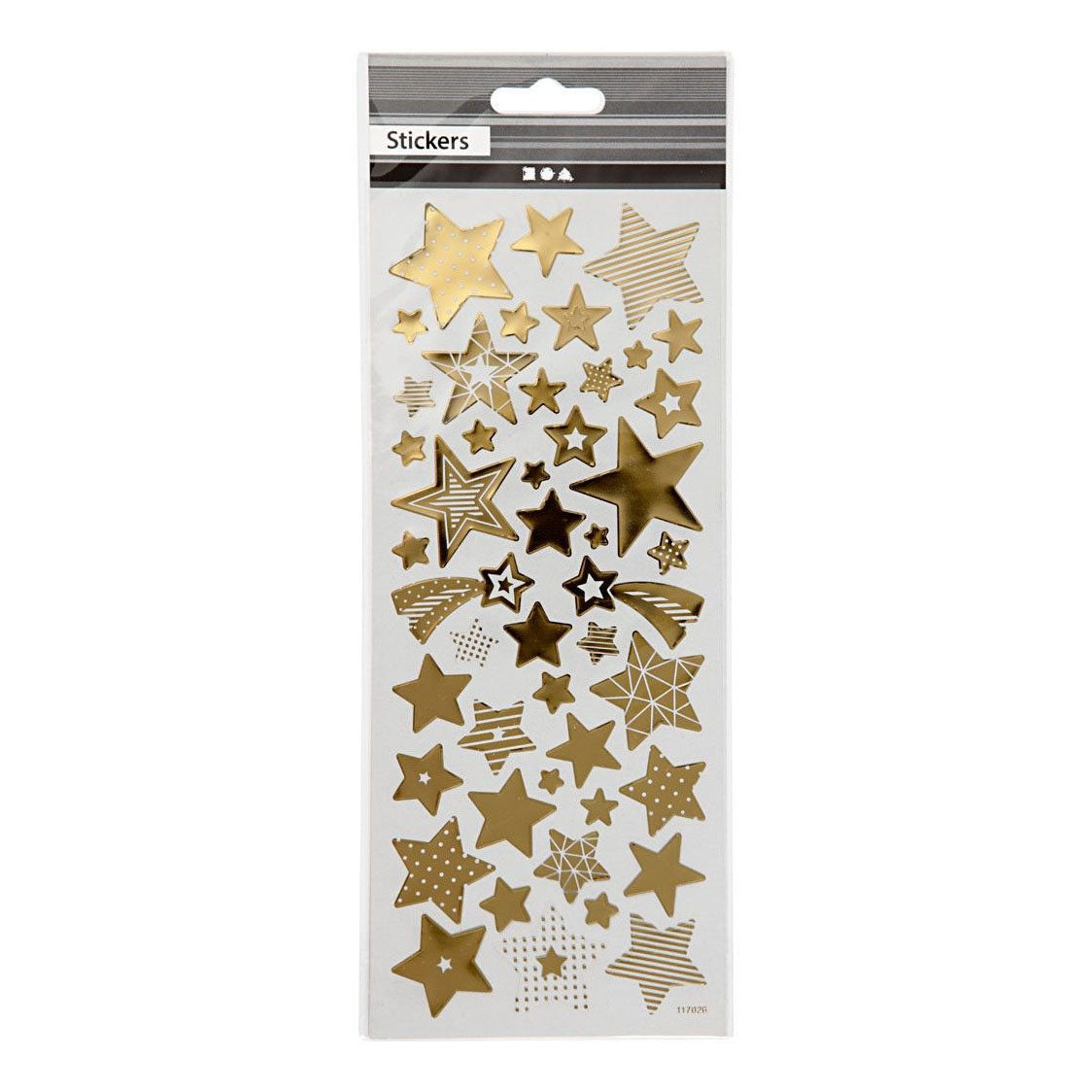 Creative Company Stickers Gold Stars, 1 Sheet