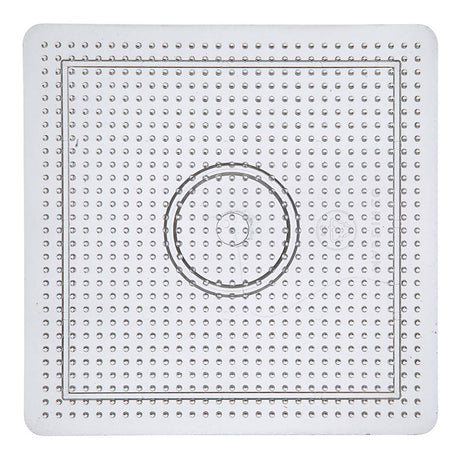 Creativ Company String Perlenzeichen Square Clear, 14,5 x 14,5 cm