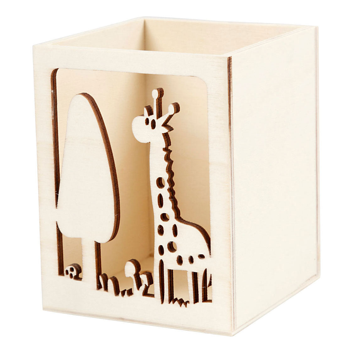 Kreativunternehmen https: www.cchobby.nl Bleistiftbox-Giraffe-10-cm-8-cm-1-Stück