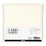 Tarjetas y sobres de Creativ Company Off-White, 4st.