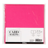 Tarjetas y sobres de Creativ y sobres Dark Pink, 4st.