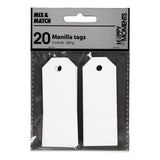 Kreativunternehmen https: www.cchobby.nl manilla-labels-size-3x8-cm-220-gr-white-20-piece-1-box