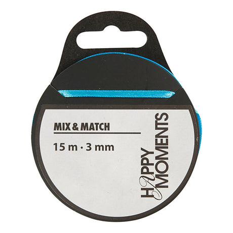 Creativ Company Satin Ribbon Hellblau, 15m